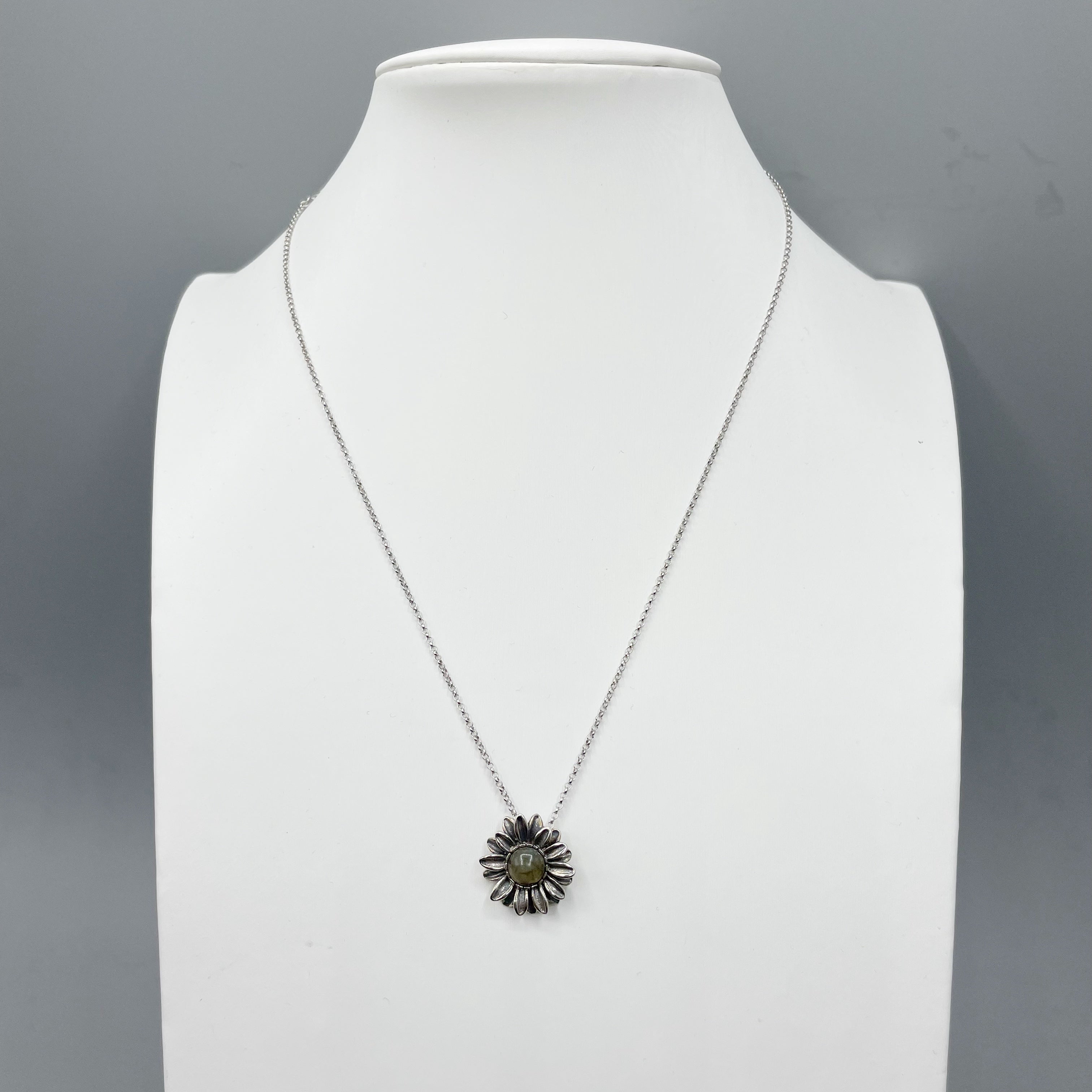 Set Labradorite - Ciondolo e Orecchini, Argento 925