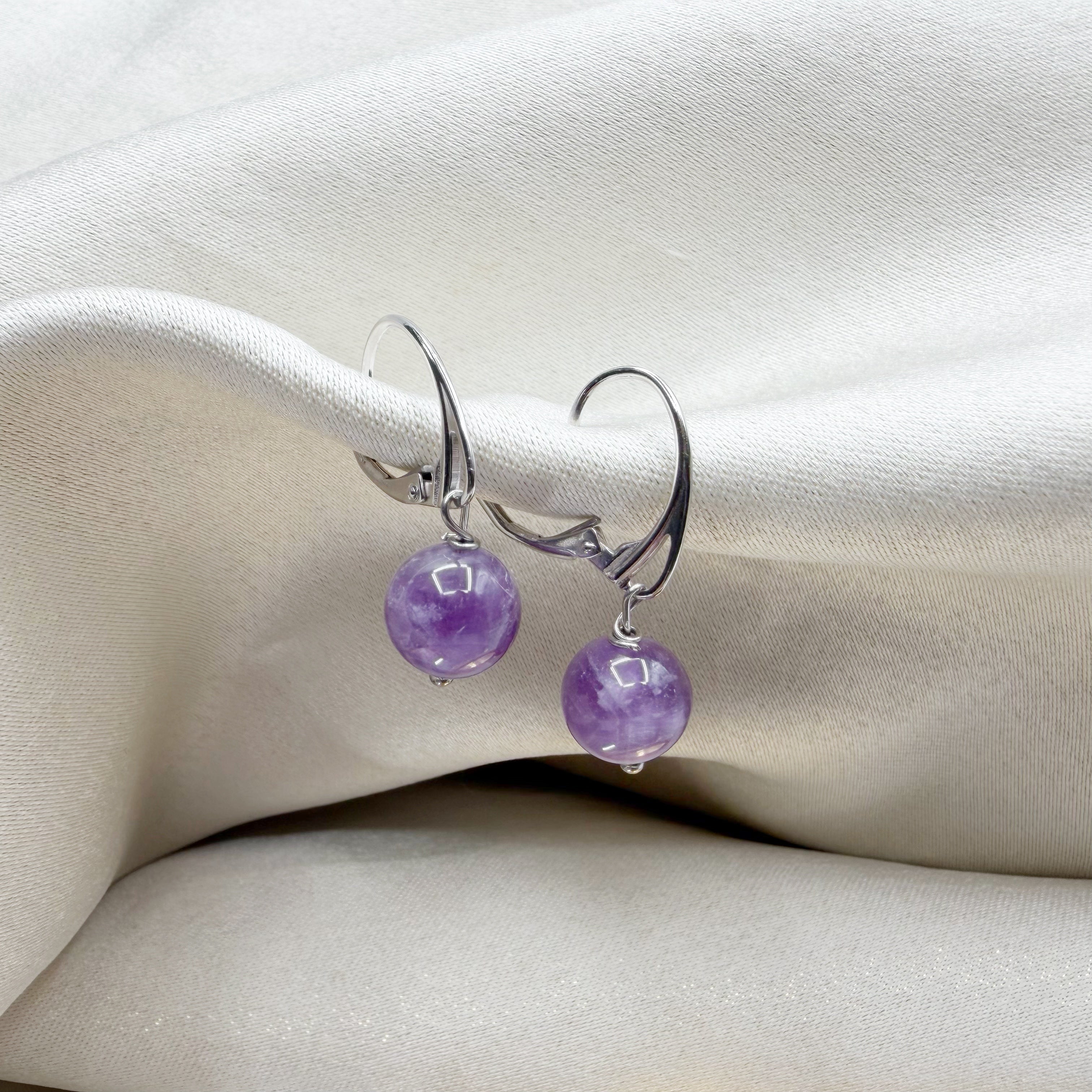 Orecchini Atlas - Ametista