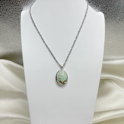 Ciondolo Crisoprasio Lemon - Argento 925