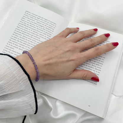 Set Bracciale e Orecchini a Lobo Ametista