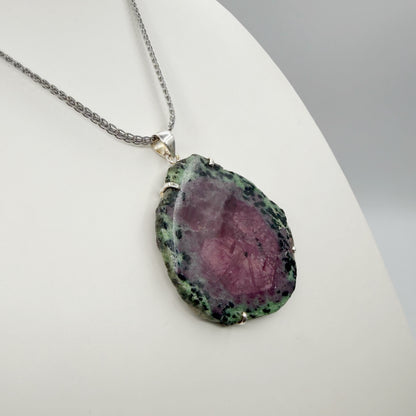 Ciondolo Rubyzoisite - Argento 925