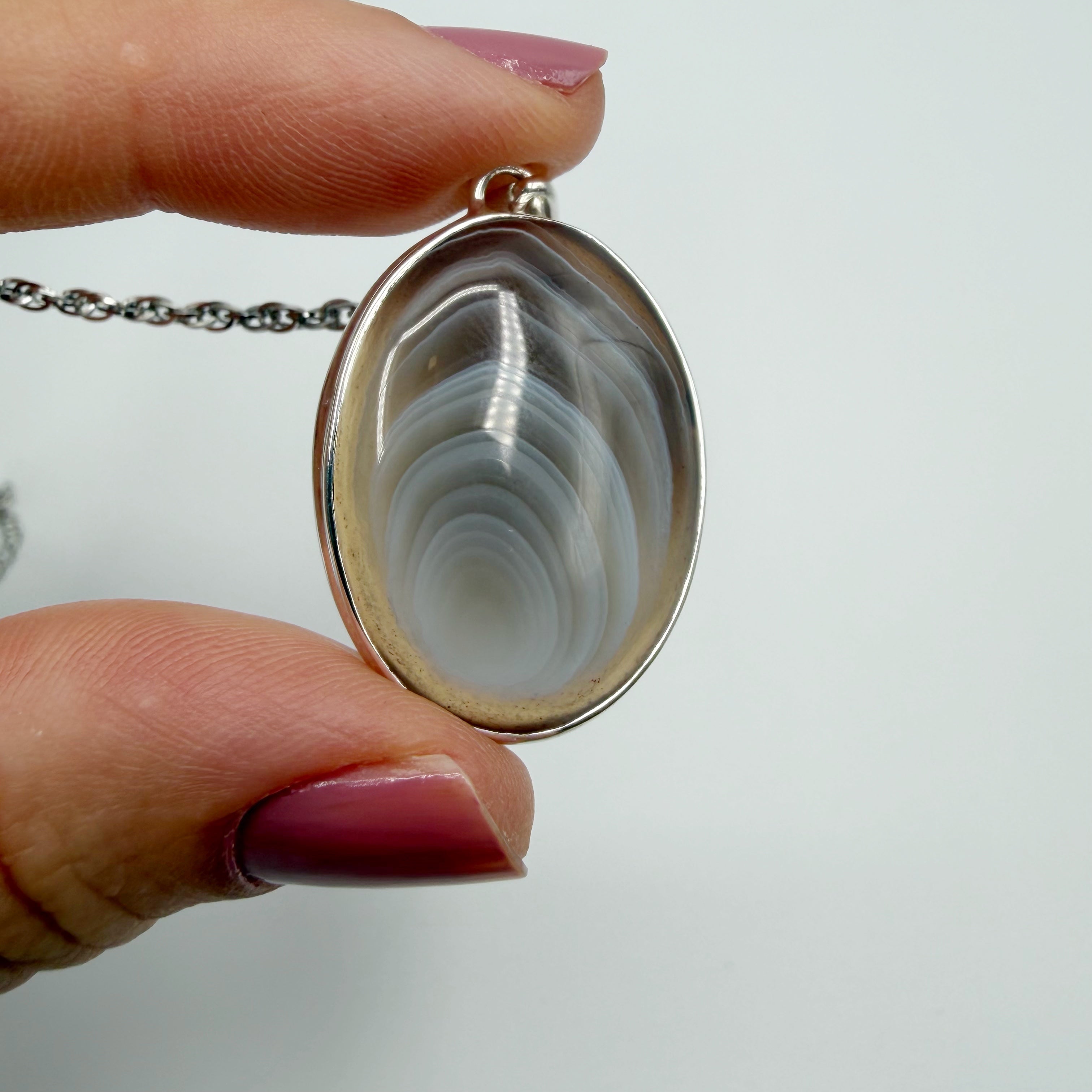Ciondolo Occhio di Shiva Argento 925 - Ovale