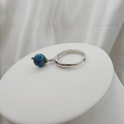 Anello Atlas Crisocolla - Argento 925