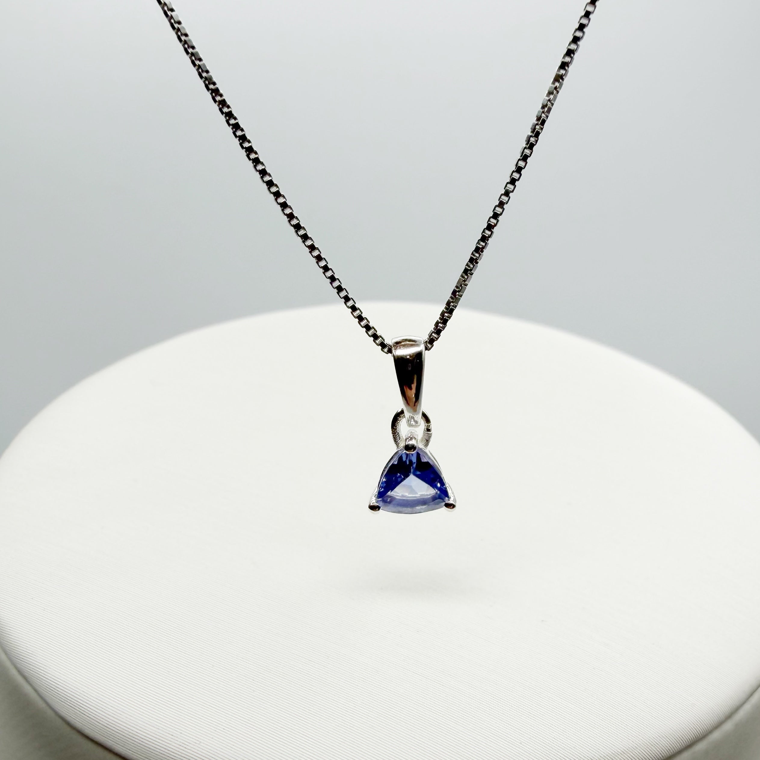 Ciondolo Punto Luce Tanzanite - Argento 925
