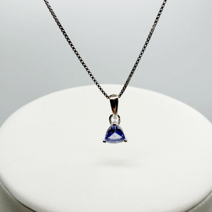 Ciondolo Punto Luce Tanzanite - Argento 925