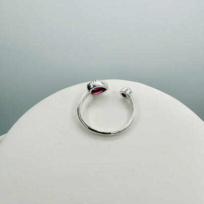Anello Granato Argento 925