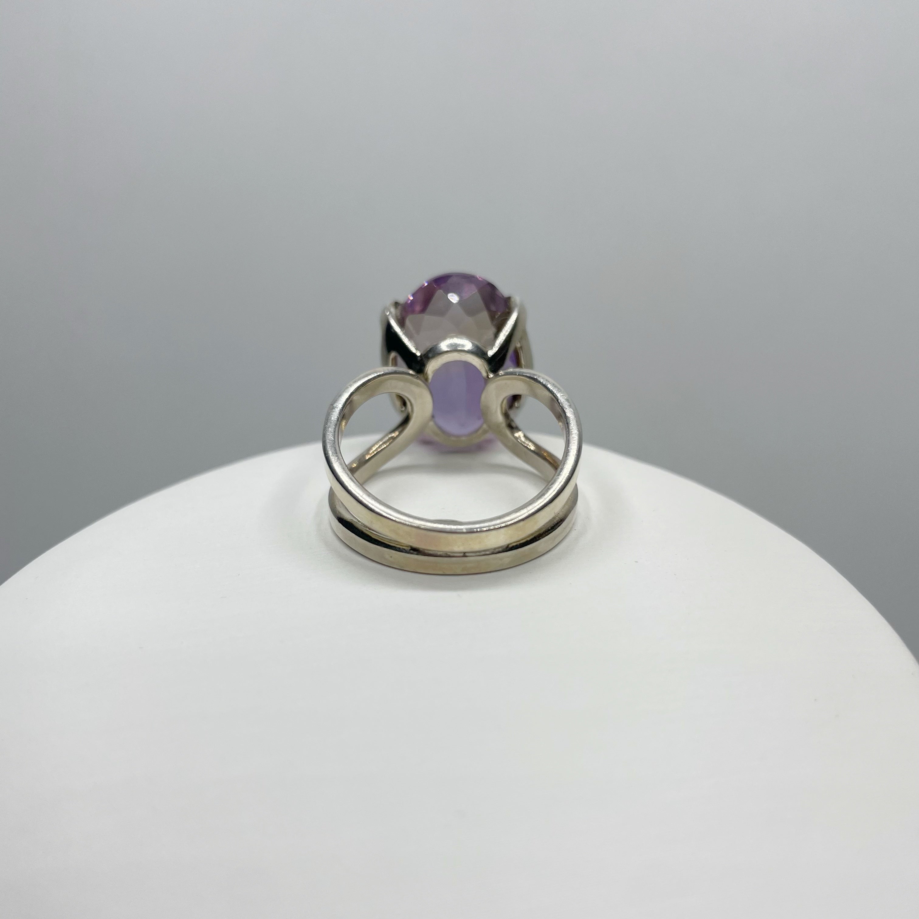 Anello Ametrino e Argento 925