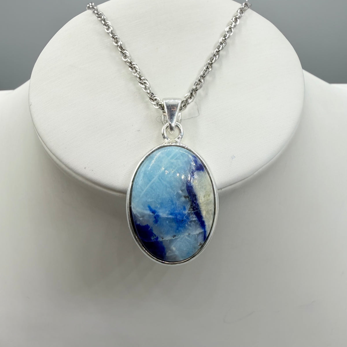 Ciondolo Afghanite e Argento 925