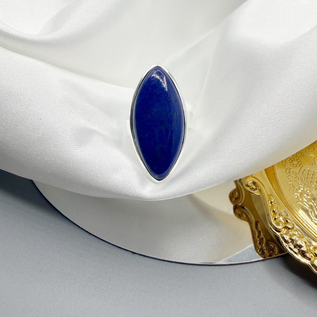 Anello Lapislazzuli Ovale - Argento 925