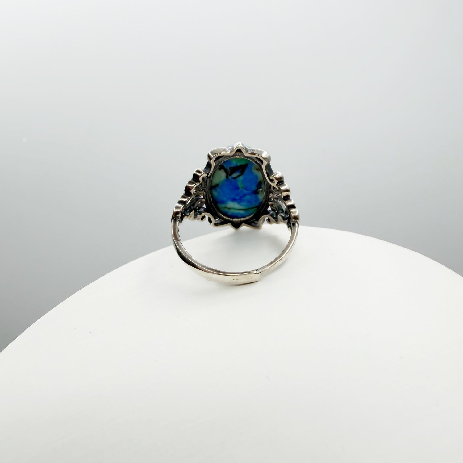 Anello Lapis e Turchese e Argento 925