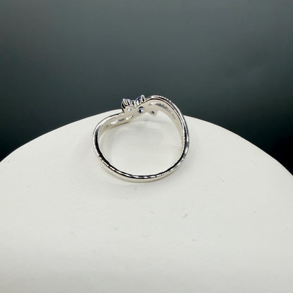 Anello Tanzanite Trilogy | Argento 925 - NON REGOLABILE