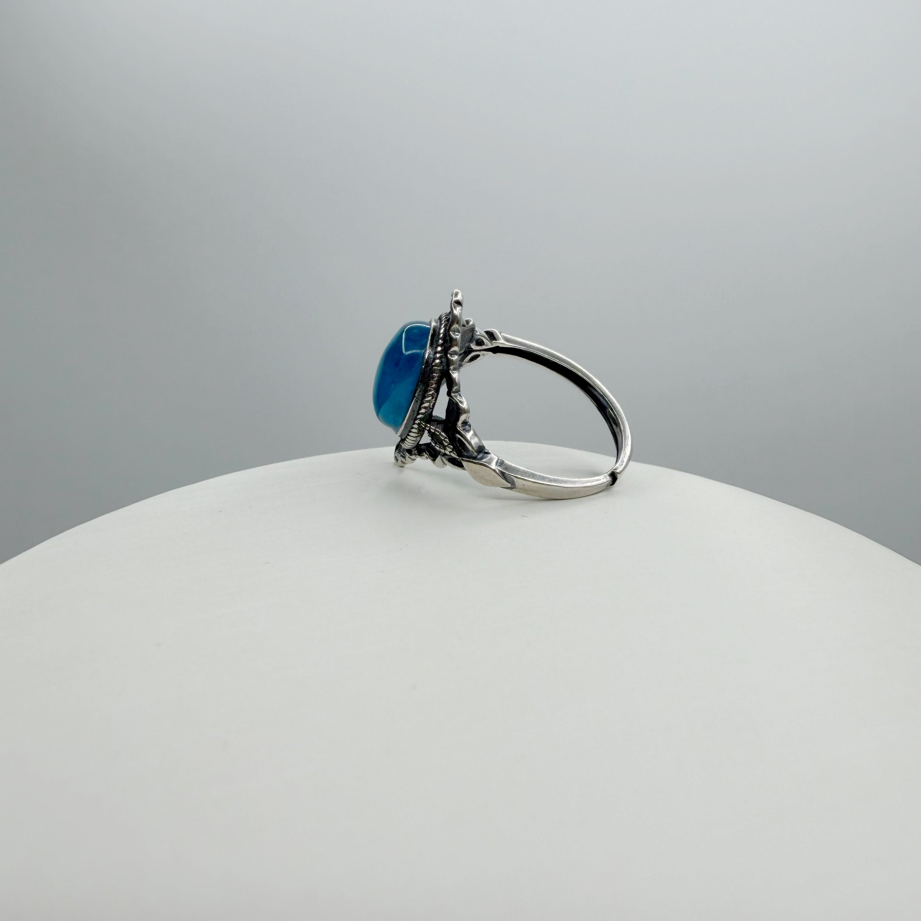 Anello Diadema Apatite e Argento 925