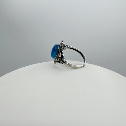 Anello Diadema Apatite e Argento 925