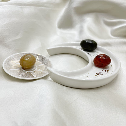 Set Piattino Luna per Cristalli