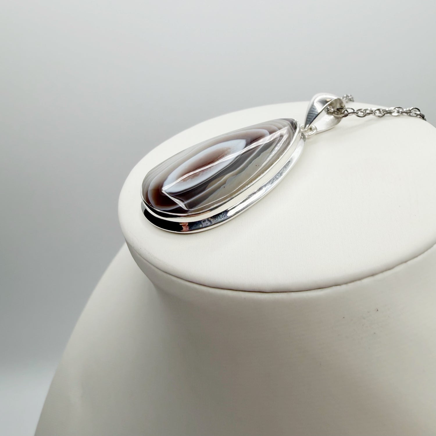 Ciondolo Occhio di Shiva Argento 925 - A Goccia grande