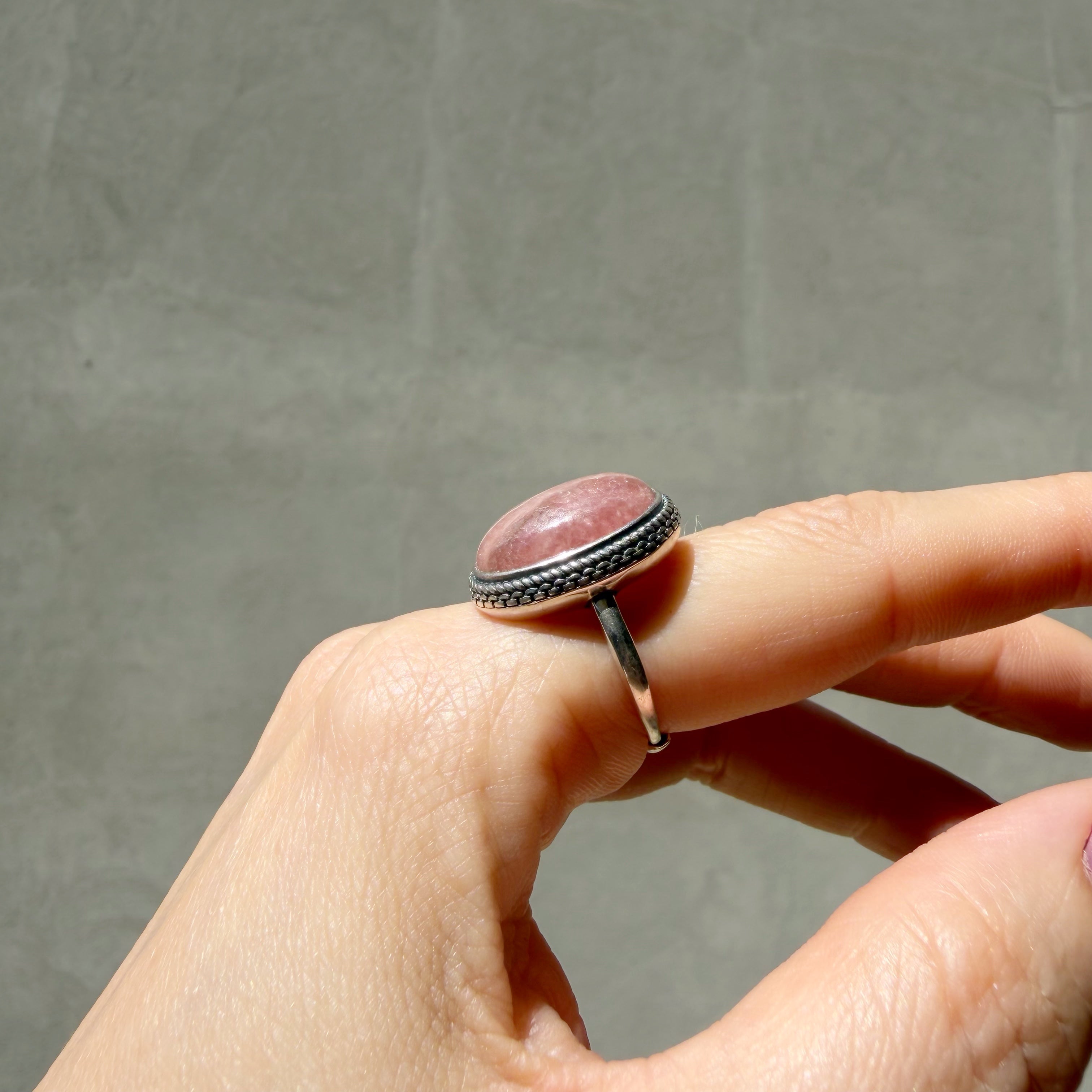 Anello Rodocrosite - Argento 925