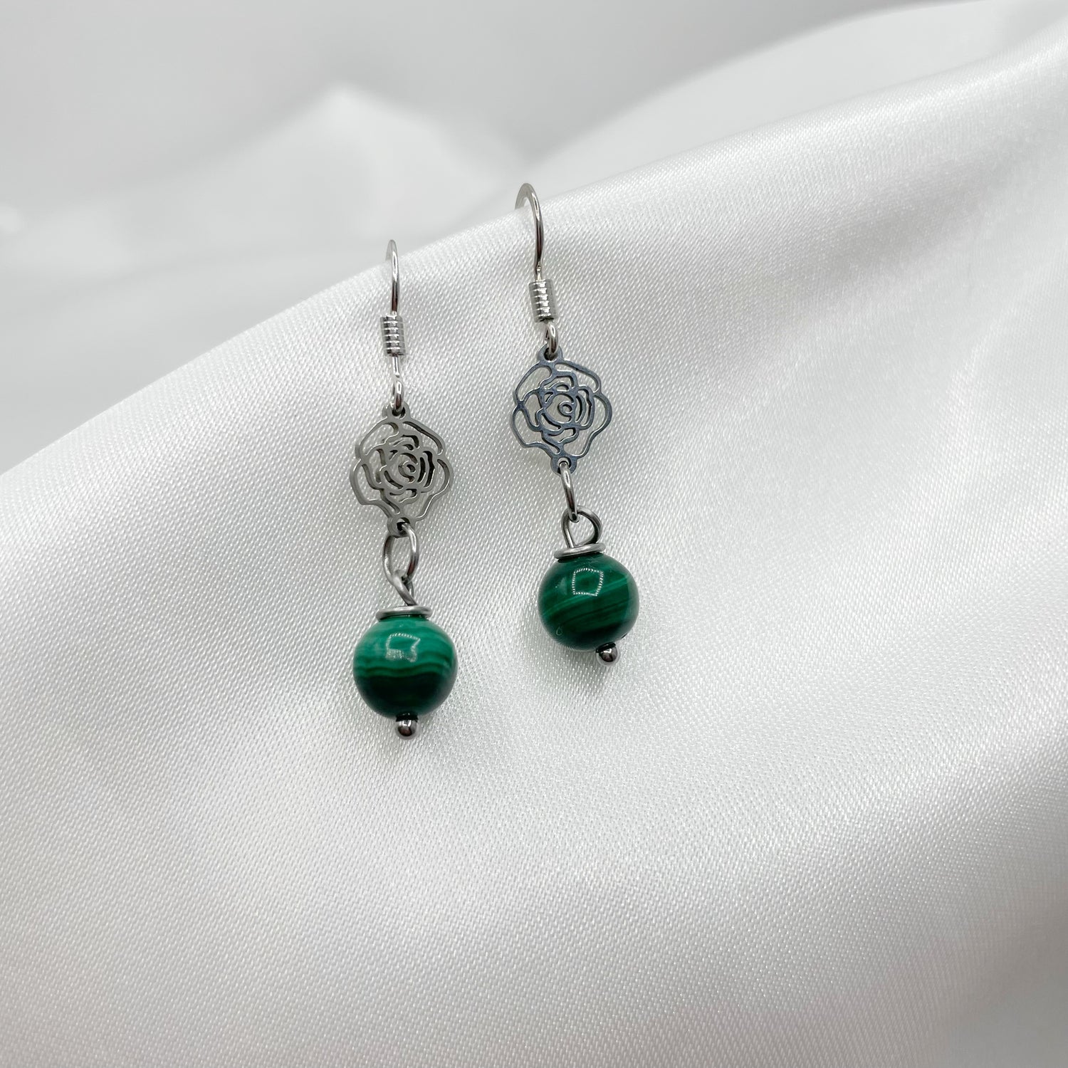 Orecchini Beauty - Malachite