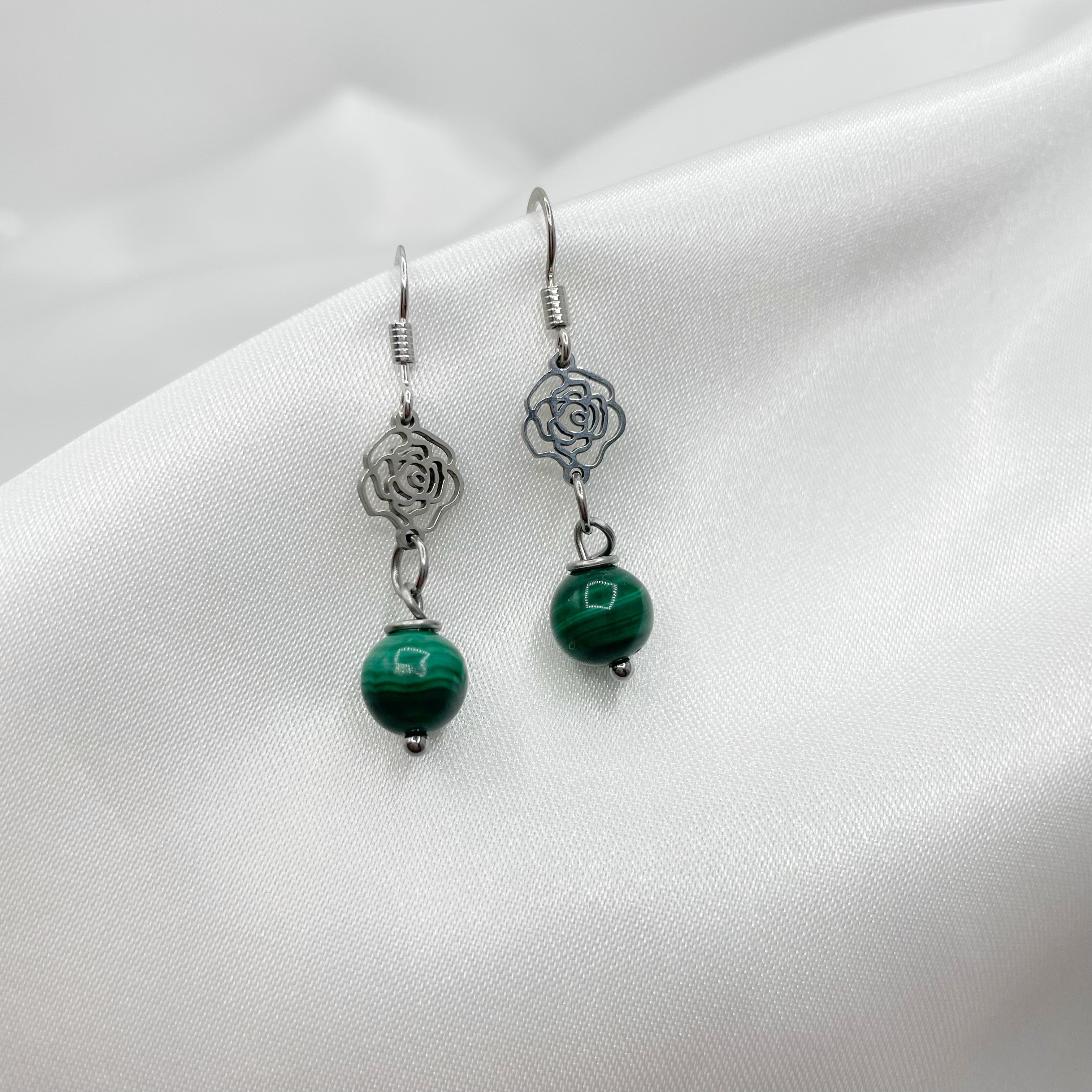Orecchini Beauty - Malachite