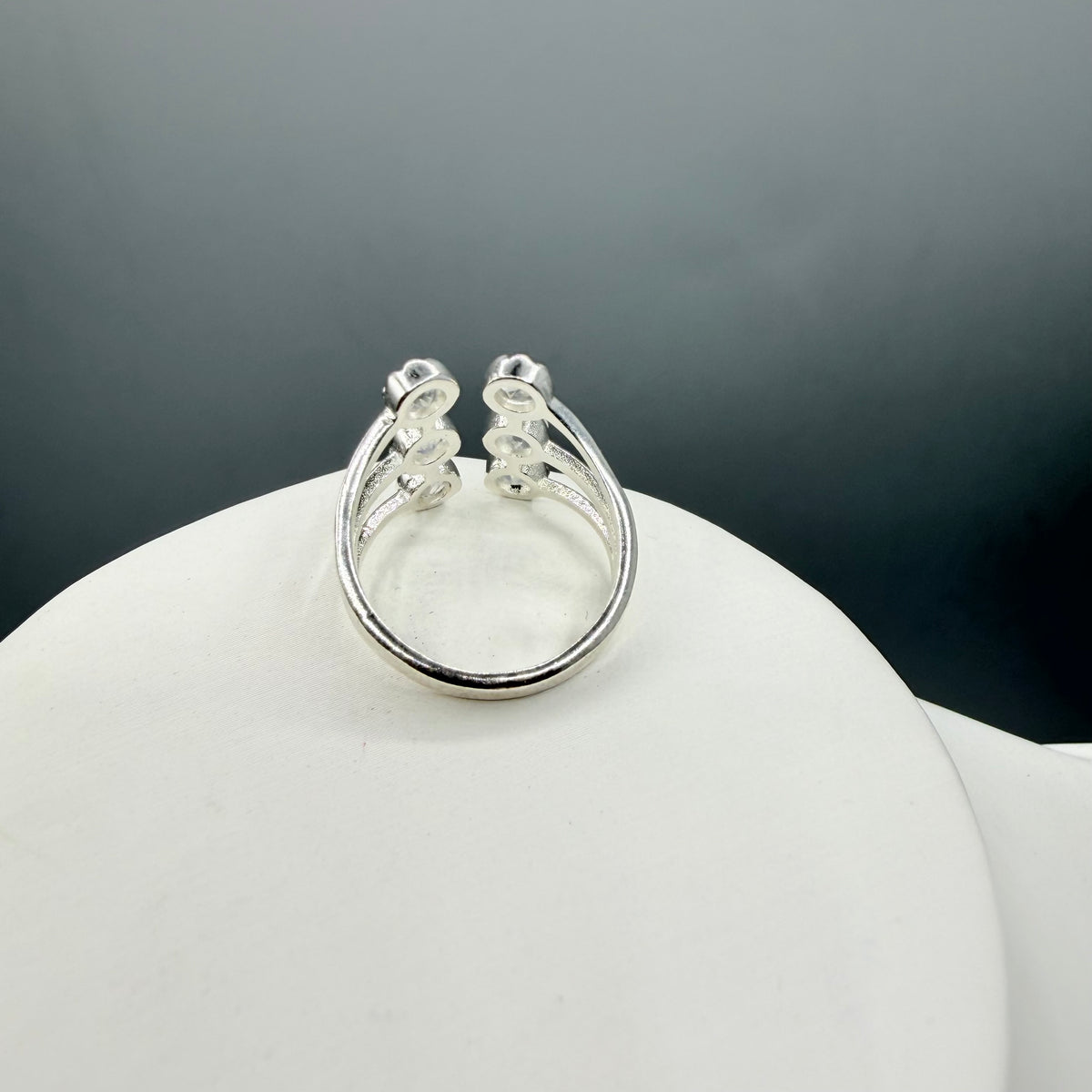 Anello Lucky - Labradorite Bianca e Argento 925