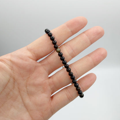 Bracciale Crystal Black - Tormalina e Ossidiana