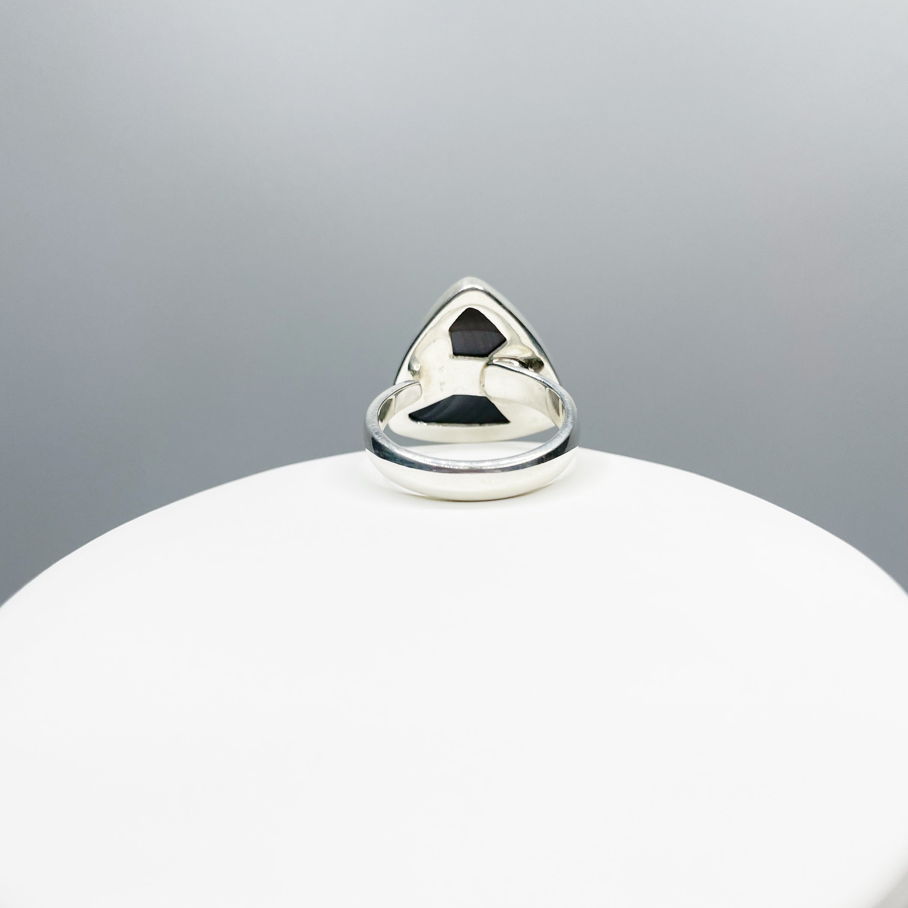 Anello Occhio di Shiva - Argento 925 - triangolare