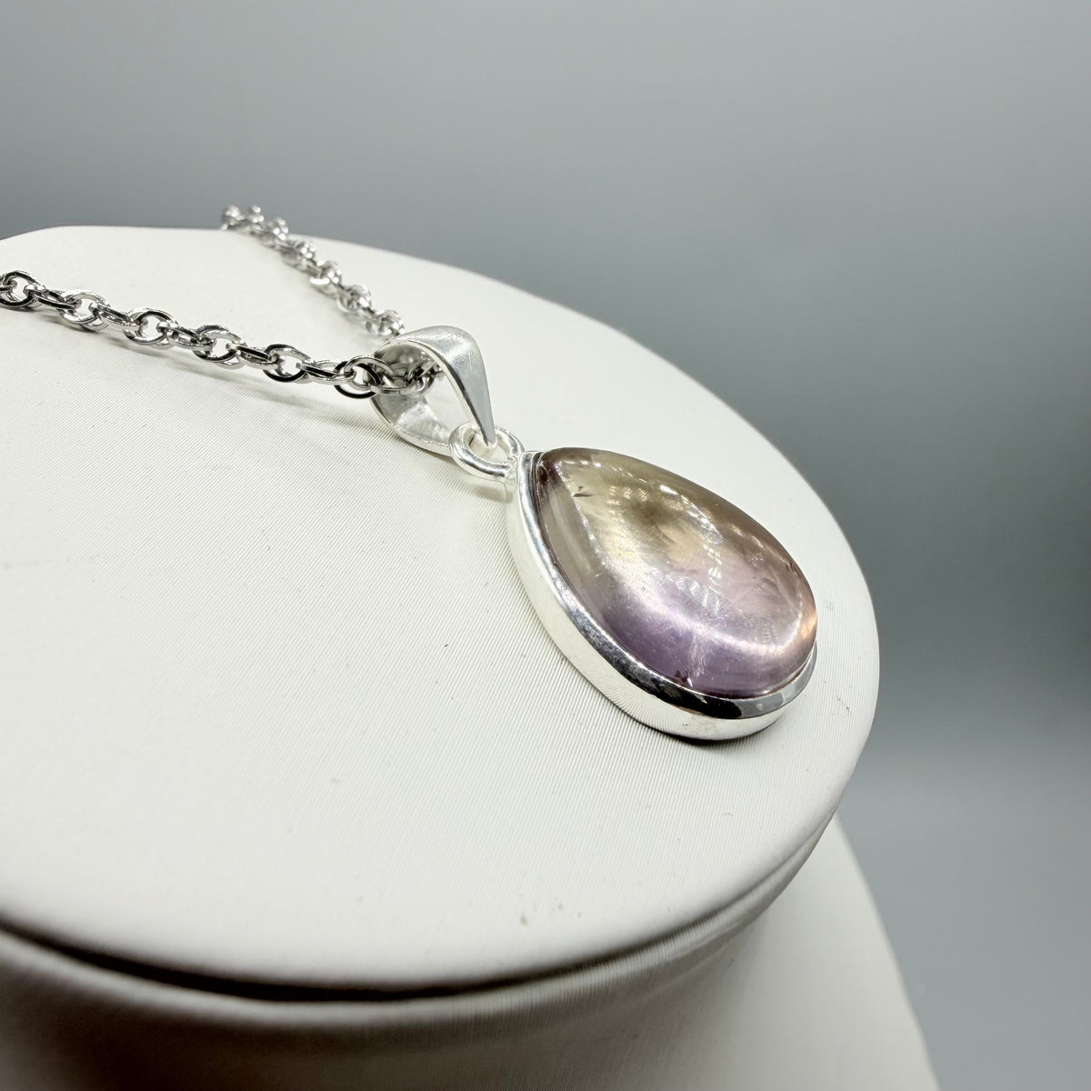 Ciondolo Ametrino e Argento 925 - a Goccia