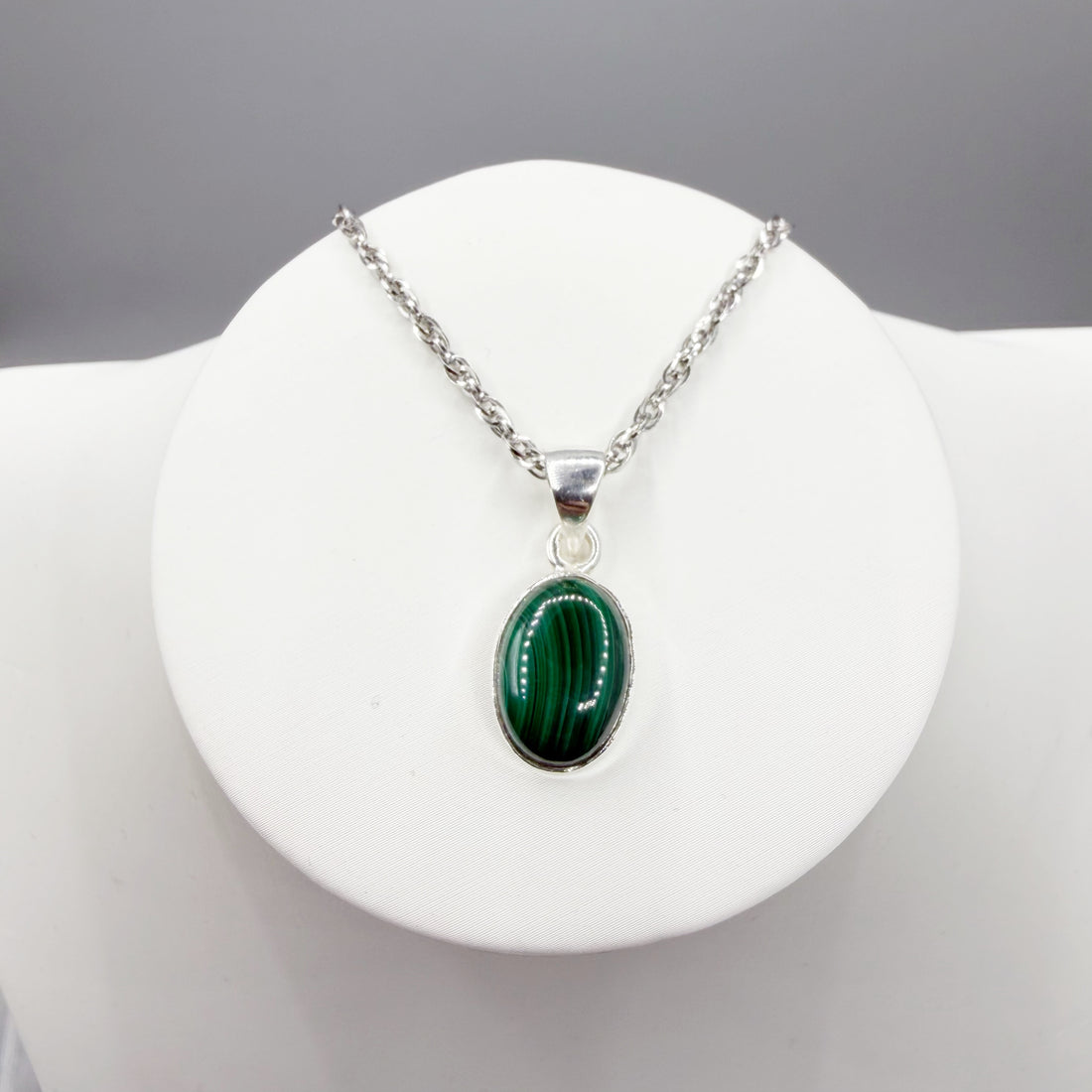Ciondolo Malachite - Argento 925
