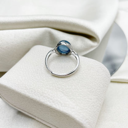 Anello Marina - Acquamarina e Argento 925