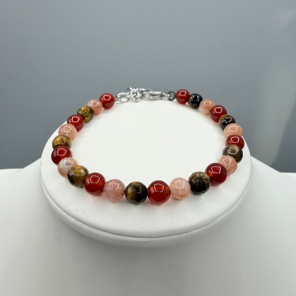 Bracciale Fortuna e Successo - Corniola, Occhio di Tigre, Pietra del Sole - LIMITED EDITION