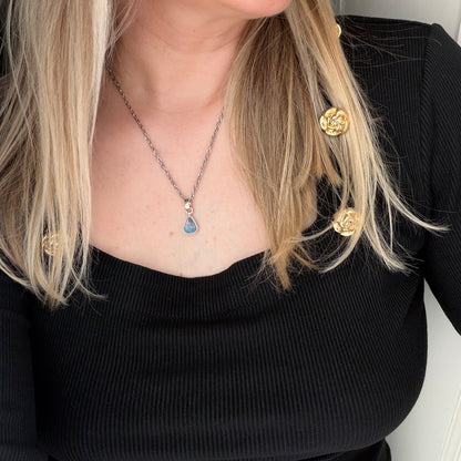 Ciondolo Opale Australiano - Argento 925