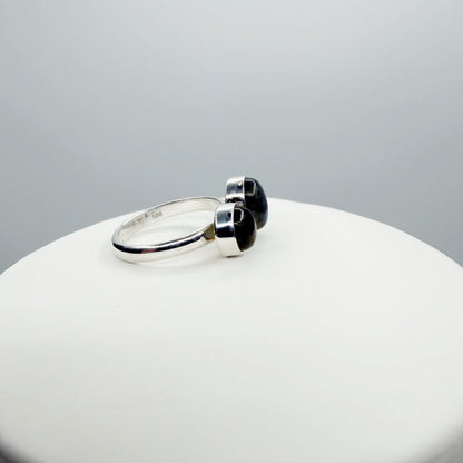 Anello Double Labradorite - Argento 925