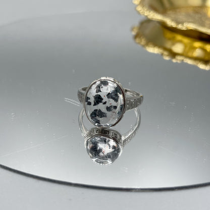 Anello Super 7 Ovale e Argento 925