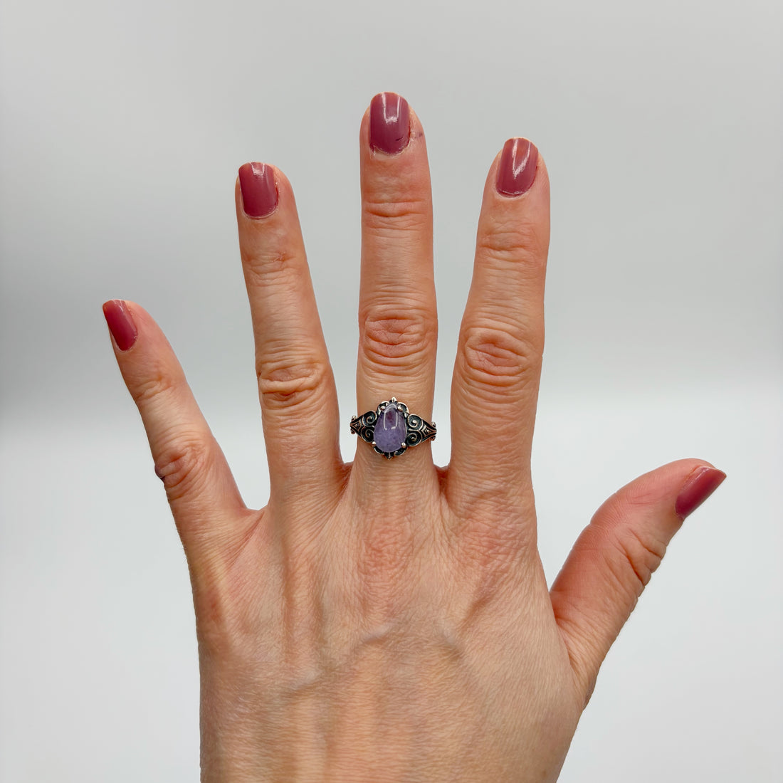 Anello Hackmanite e Argento 925