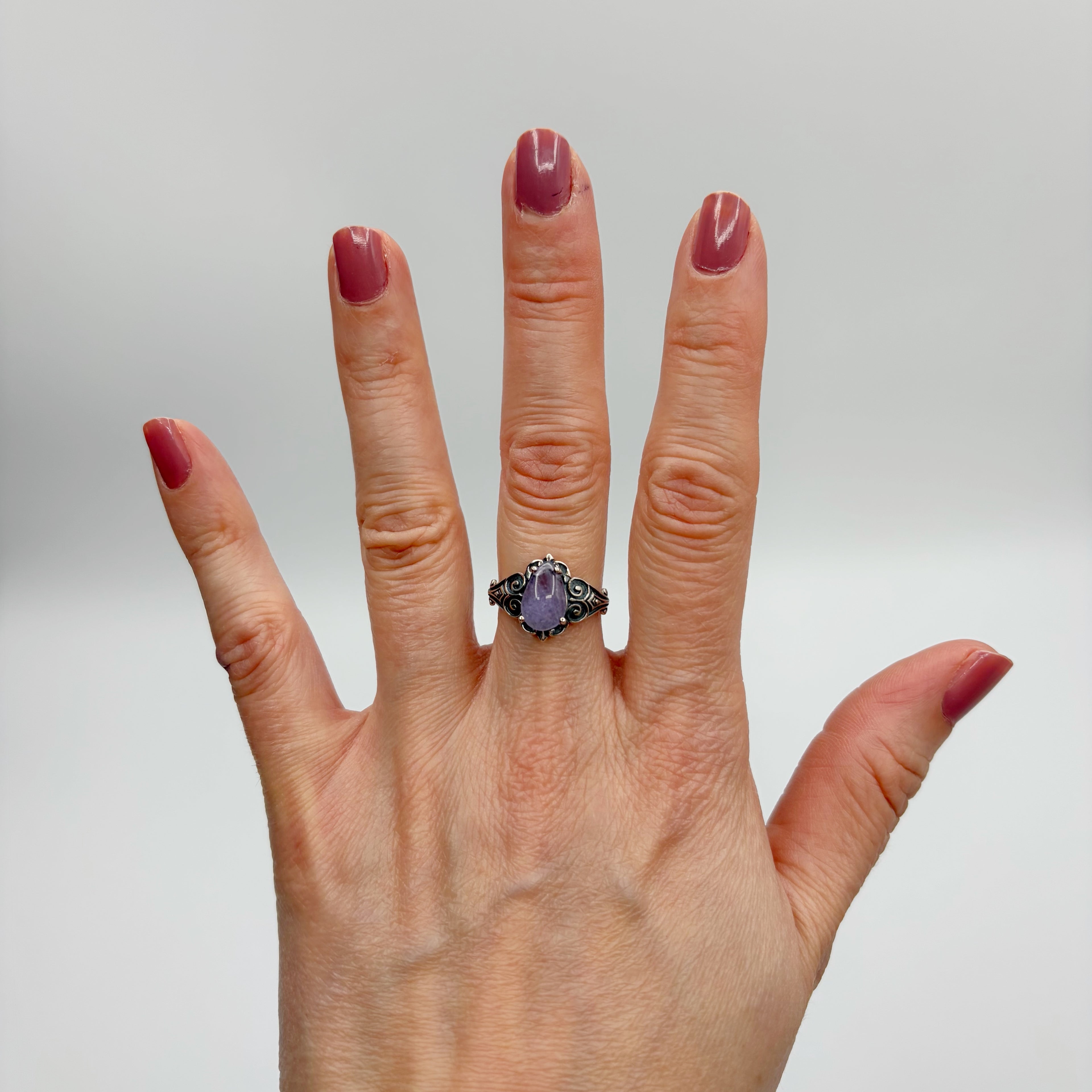 Anello Hackmanite e Argento 925