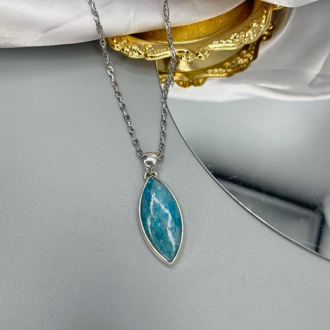 Ciondolo Apatite - Argento 925