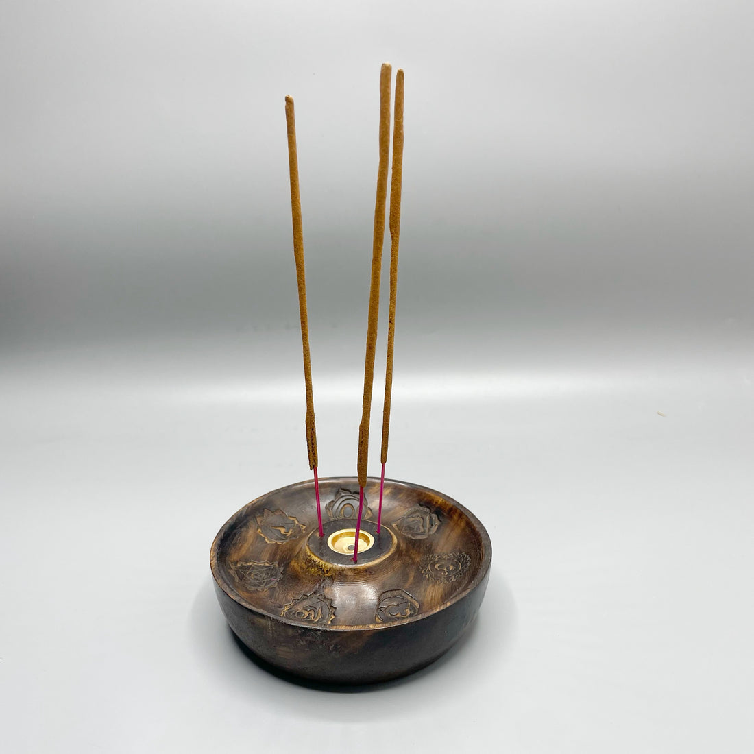 Porta Incenso per Coni, Bastoncini e Palo Santo - 7 chakra