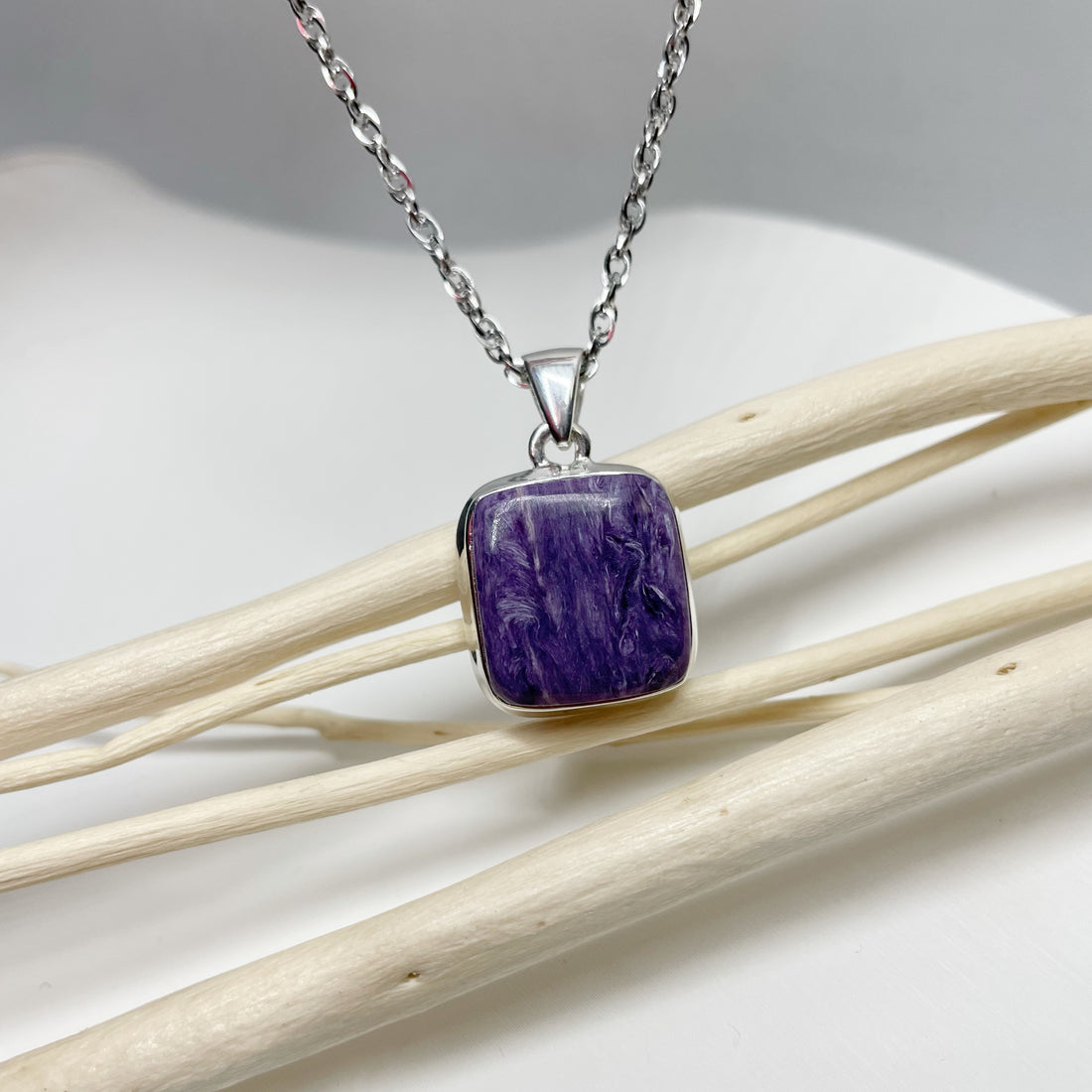 Ciondolo Ciaroite Quadrato - Argento 925