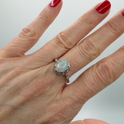 Anello Opale Etiope e Argento 925