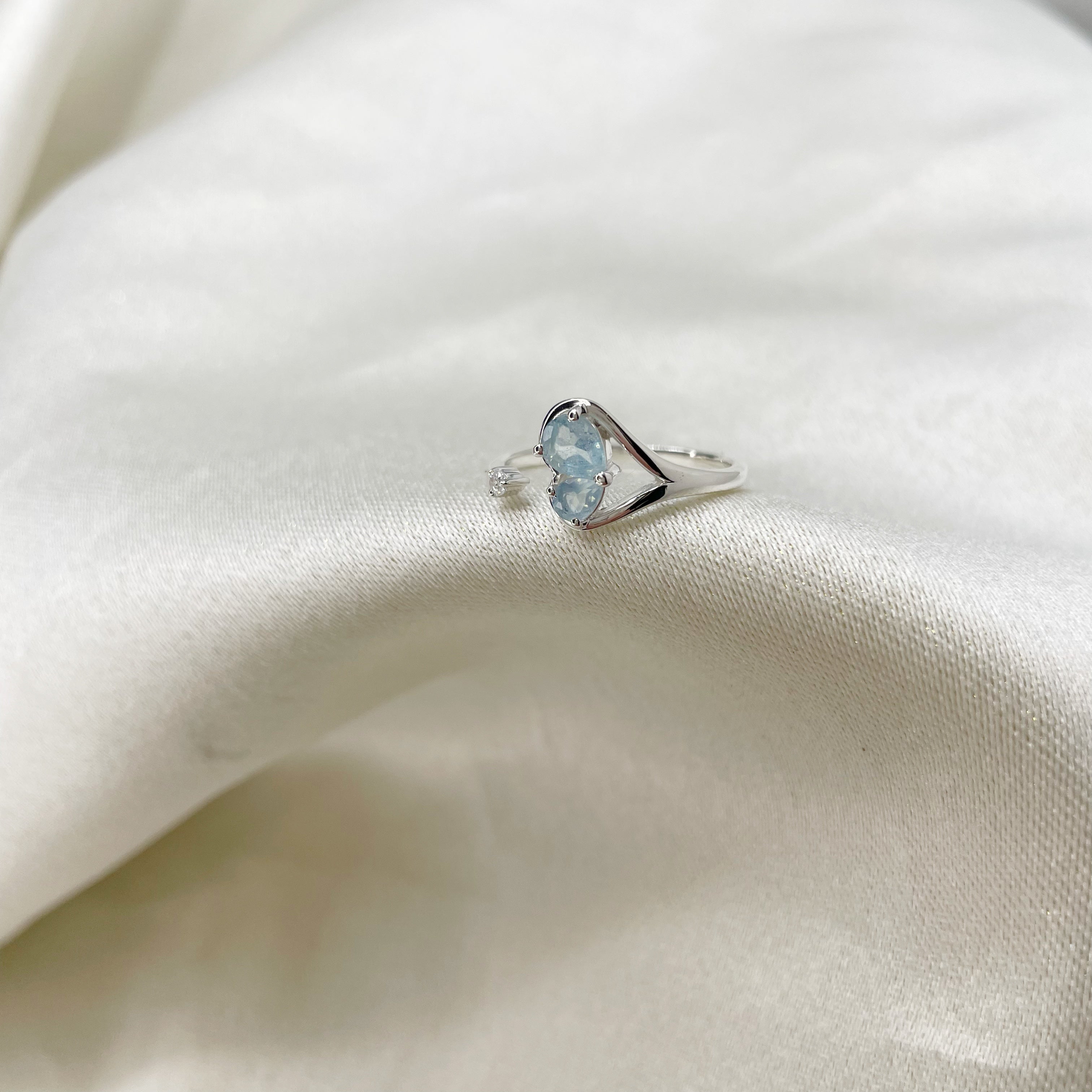 Anello Adventure - Acquamarina e Topazio  Argento 925