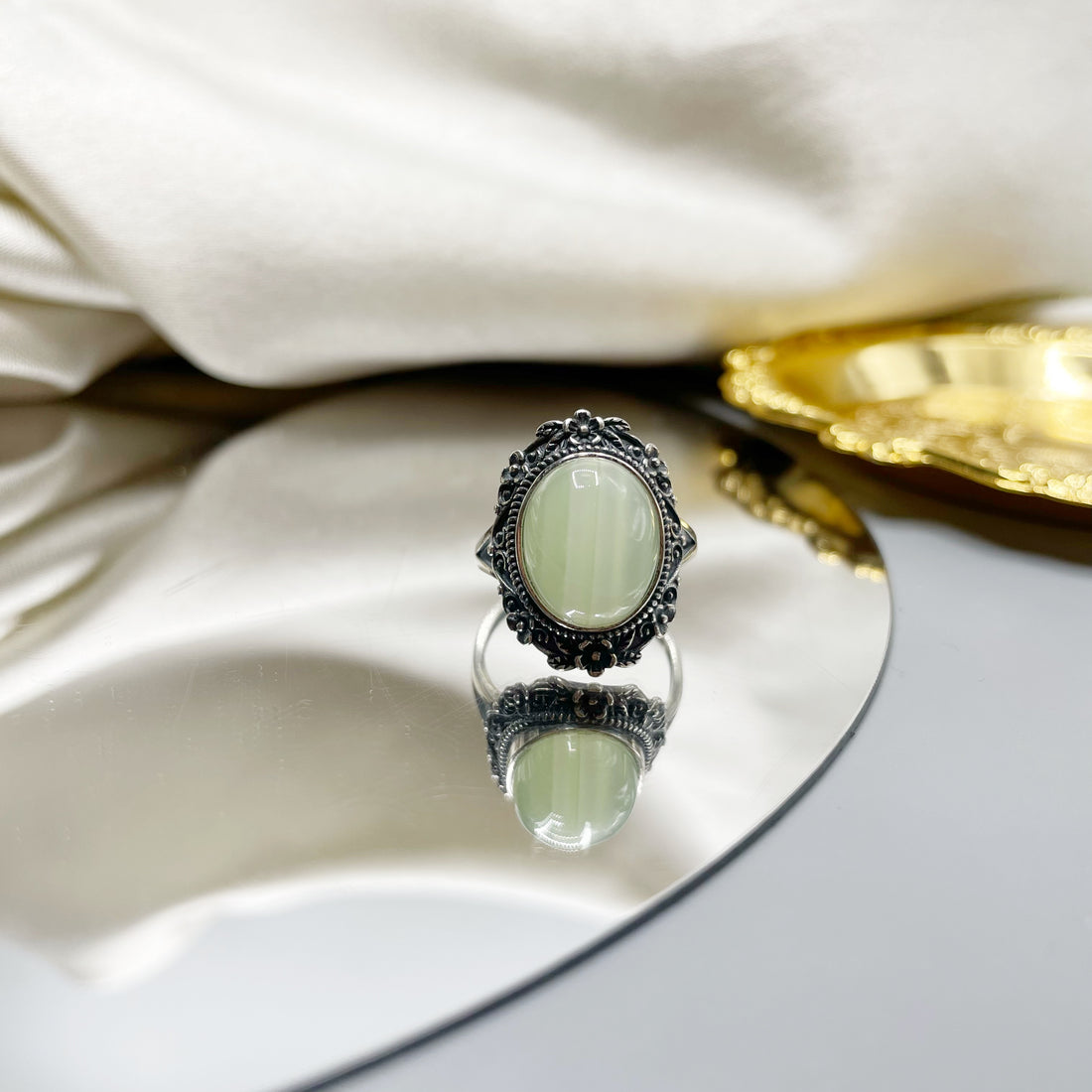 Anello Giada Chiara e Argento 925