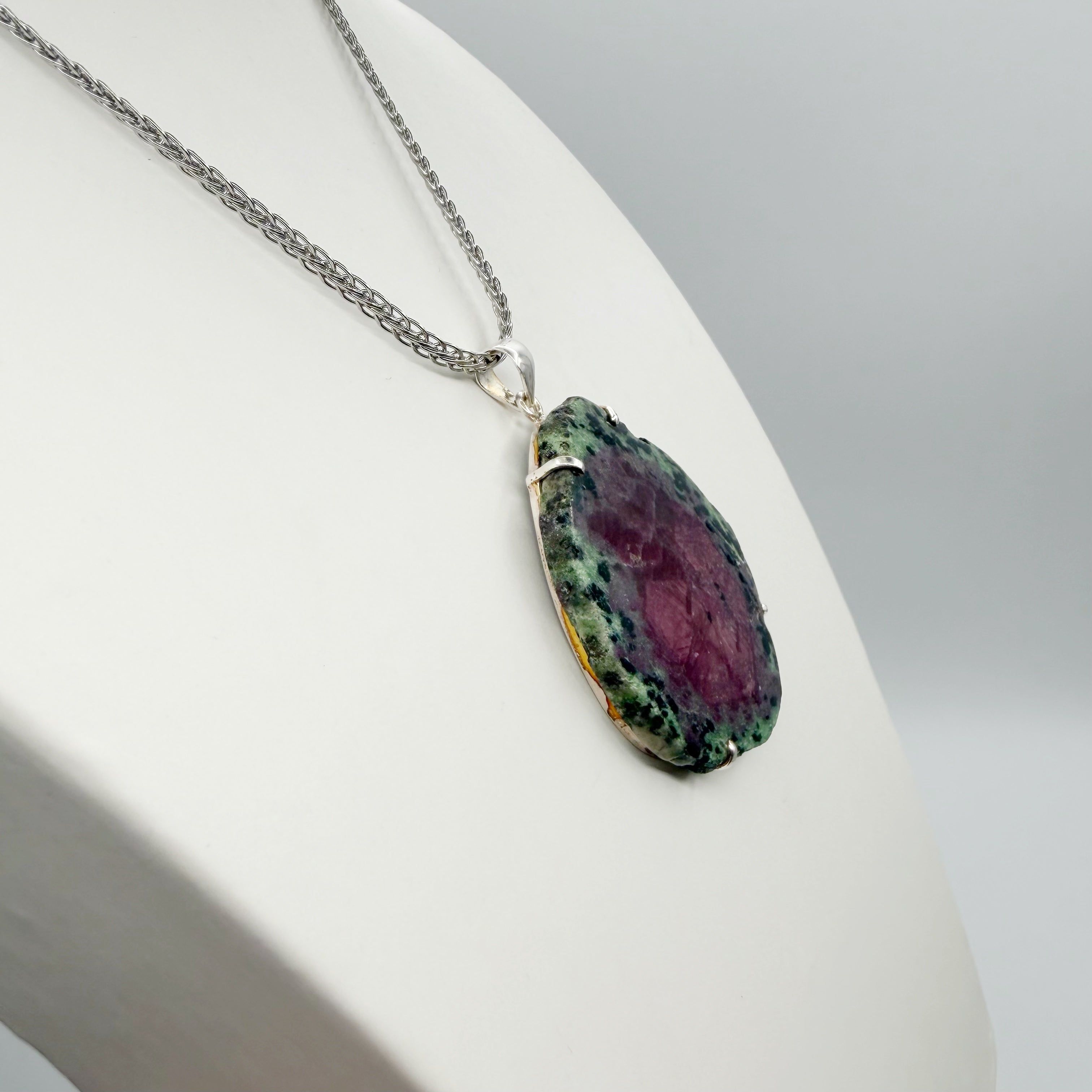 Ciondolo Rubyzoisite - Argento 925