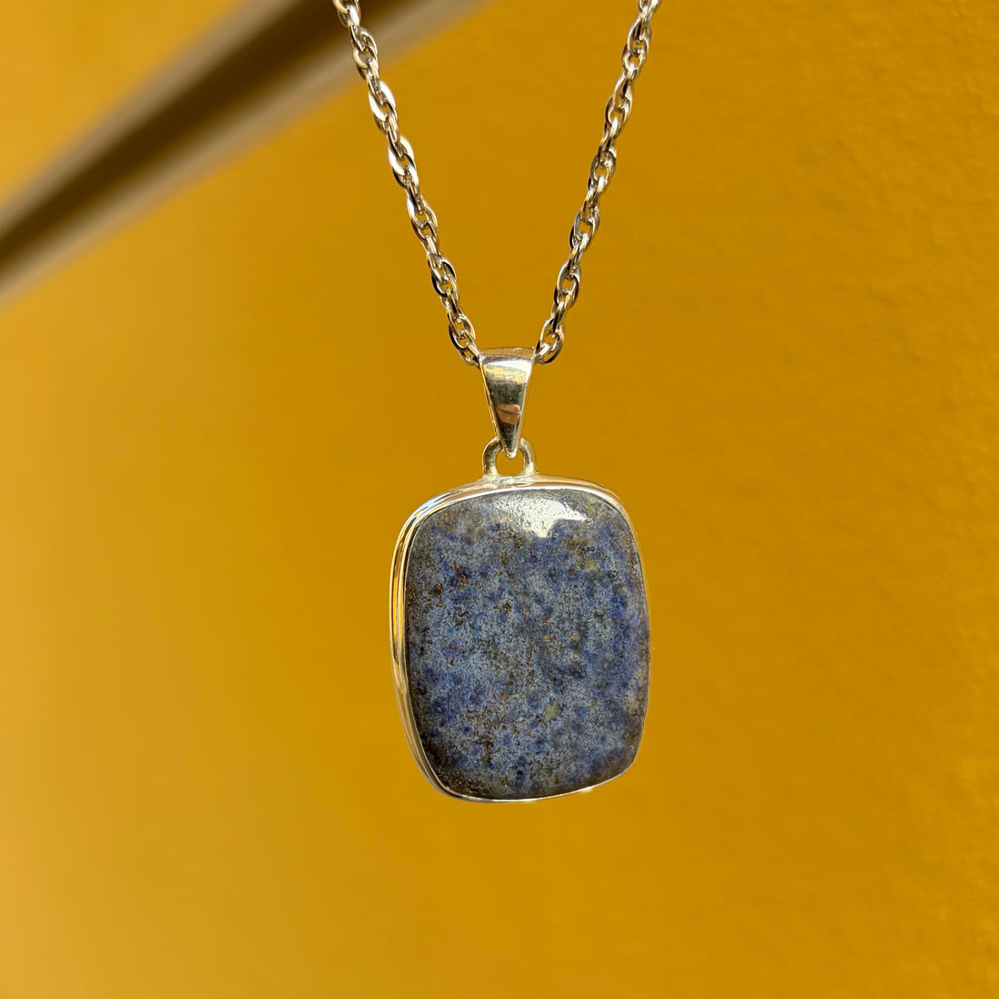 Ciondolo Rhodusite Argento 925 - Rettangolare