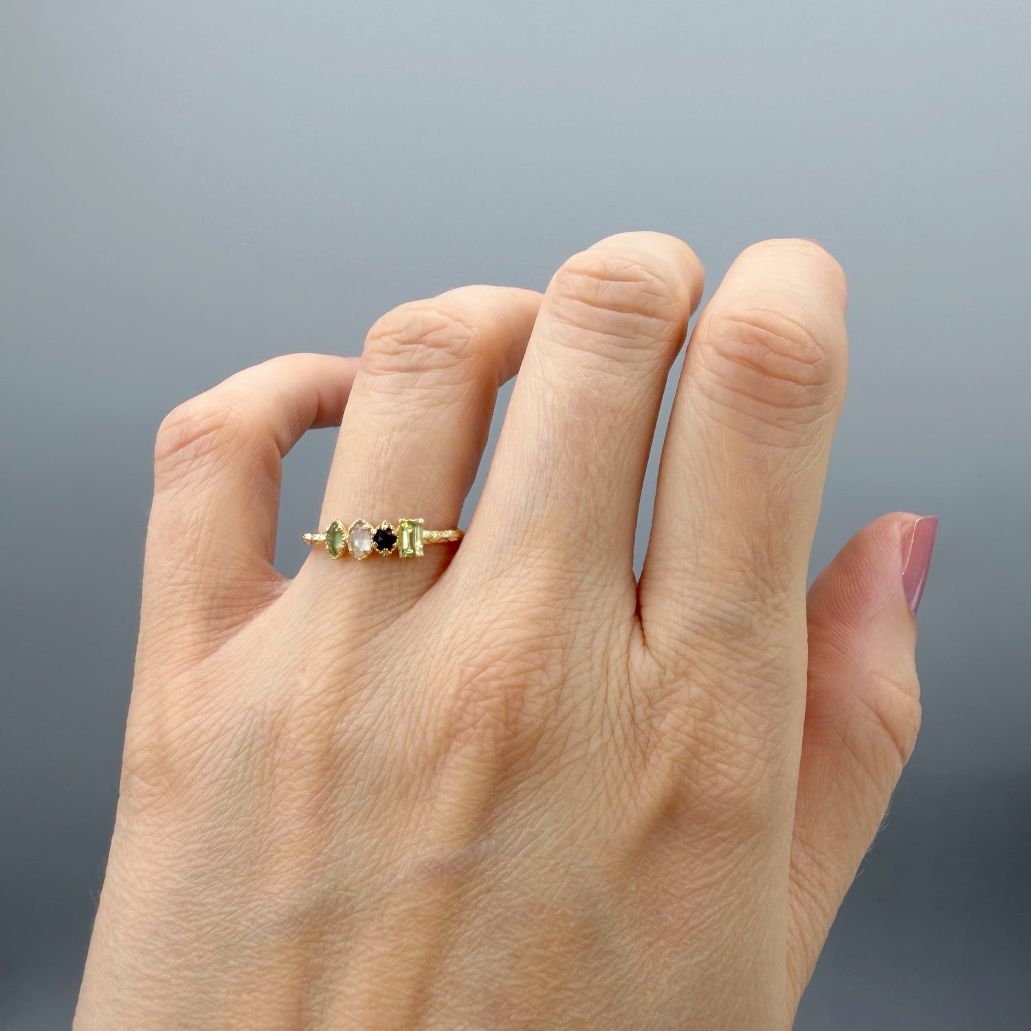 Anello Ritual | Argento 925 placcato oro 14k - NON REGOLABILE