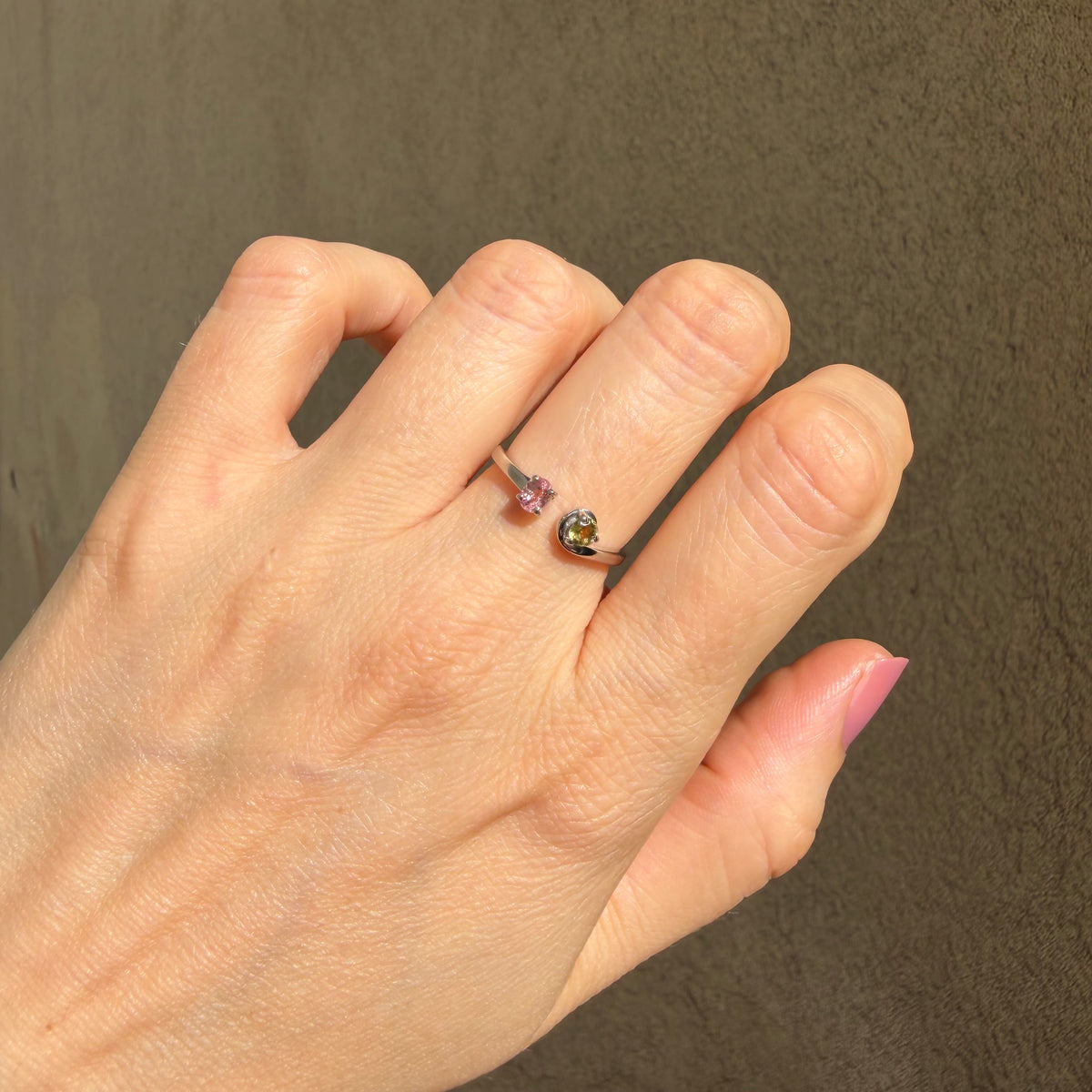 Anello Tormalina Policroma | Argento 925