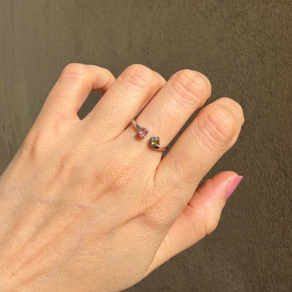 Anello Tormalina Policroma | Argento 925