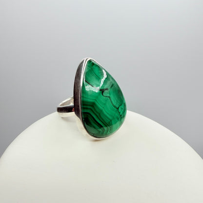 Anello Malachite Argento 925