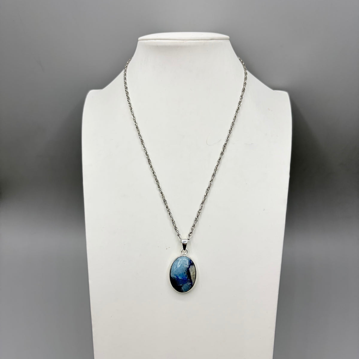 Ciondolo Afghanite e Argento 925