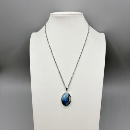 Ciondolo Afghanite e Argento 925
