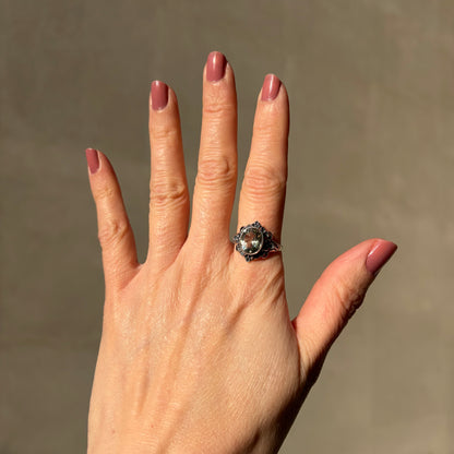 Anello Prasiolite e Argento 925 - Decor