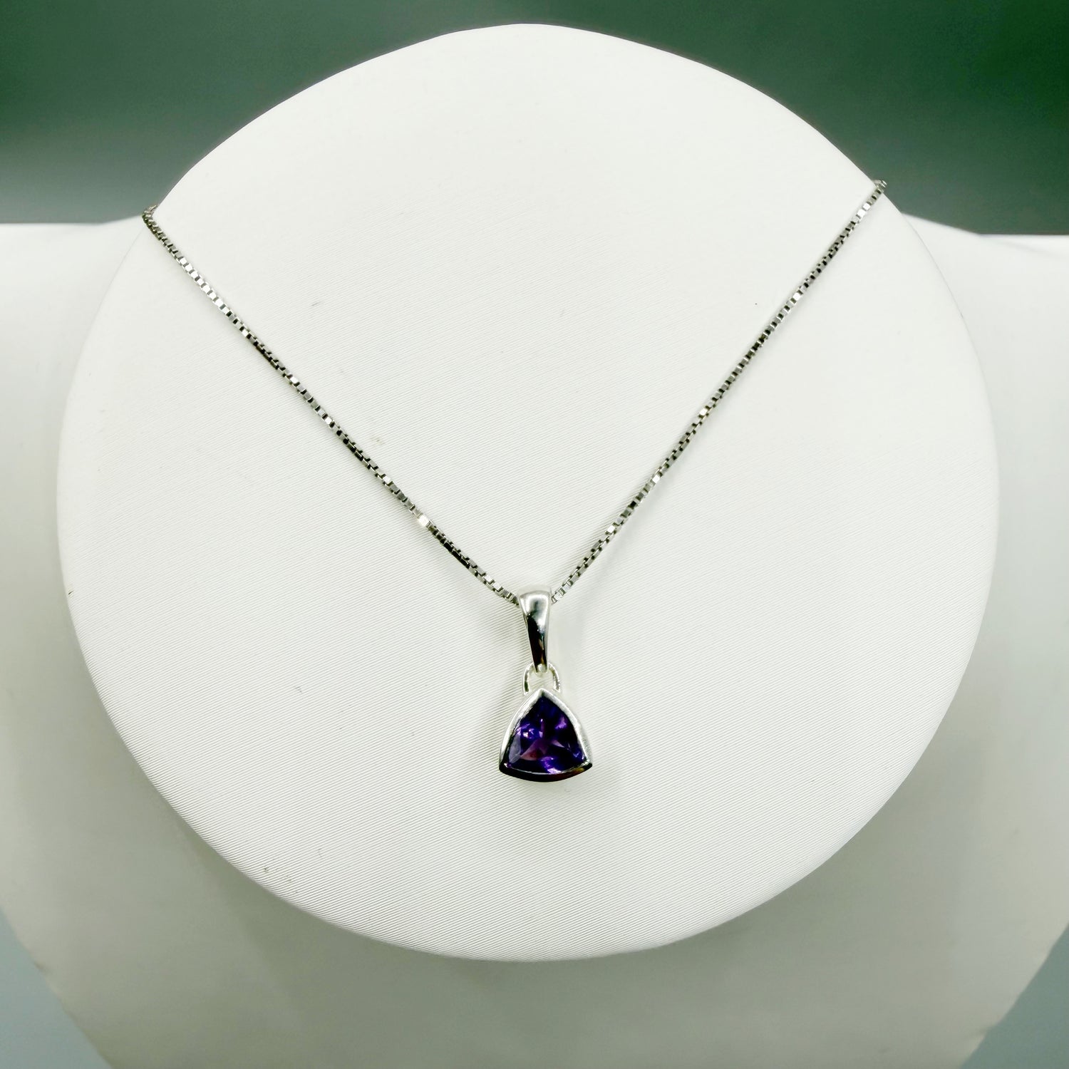 Collana Punto Luce Ametista - Argento 925